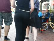 VTL visable thong in the town centre