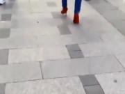 High heels in Paris 02 red heels, lovely bottom
