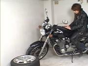 Japanese Biker Girl Creampie Uncensored