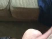 Buddy takes the load on his face from daddy
