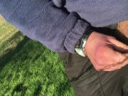 Outdoors foreskin - with piss #2