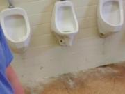 Jacking in restroom