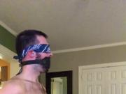 Cute hairy guy gets chair tied and teased 1 of 7