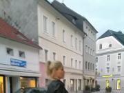 Walking in village
