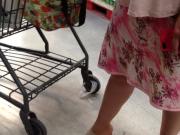 Up skirt at supermarket 2