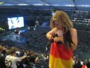 Nude girl on Stadium