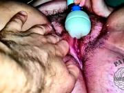Magic Wand Orgasm with Contractions
