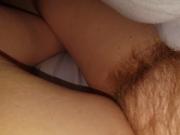 napping hairy pussy under the sheets