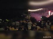 Indian ass watching fireworks display