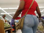 Round Bubble African in Jeans