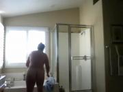 freinds moms in shower