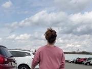 Fit Booty Ginger PAWG headed to wash her stinking leggings