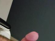 Hard cock cumming