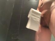 Jerking off my Japanese tiny penis and cum