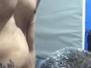 Daddy takes my warm little pig