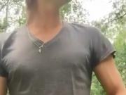 Wanking on the trail