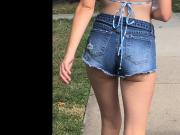 Dazzling Cheeky Jean Shorts