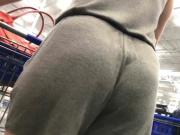 Wobbly Ass In Grey Shorts HD 09-05-17