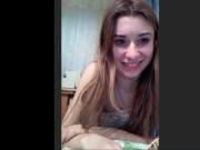 Hot Russian teen on Skype