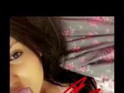 Pantyhose cum fucking a dildo