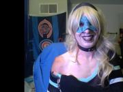 Sexy Hot Blue Cheerleader webcam view
