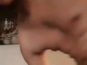Pathetic boy put his own cum inside his own ass,woah