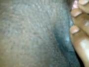 My African friend masturbating