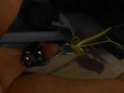 Weigth on my cock and balls 1