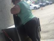 Mature Bbw in leggings
