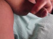 68yrold Grandpa 136 uncut chub wank solo closeup close cock