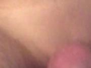 Up close riding dildo