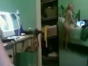 Tight teen has to get herself off