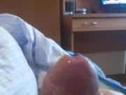 My load over head after cum