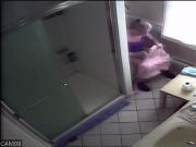 Step Mom Caught on Bathroom Spycam Peeing Showing Ass