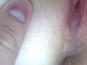 Amateur creampie close up