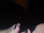 Daddy's stinky feet footjob