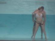Another couple fucking in the pool