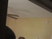 Spying wife nude changing