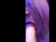 bbw on snapchat sucking a dildo