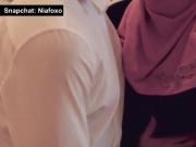 Busty Chick Rides Fat Cock in Hijab