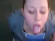 Cute teen blows her bf with nice facial ending 3