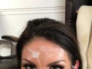 August Ames loves cum on her face