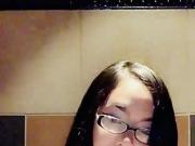 Busty Brunette Revealing Her Huge Tits