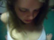 Russian slut fucking in club, while her bf having fun