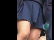 Posh Private School Teen Short Skirt Sexy Bare Legs