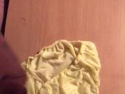 Cumming In Sexy Little Yellow Panties