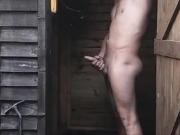 HARD AND HORNY IN THE SHED