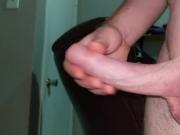 Epic cumshot from my glorious uncut cock