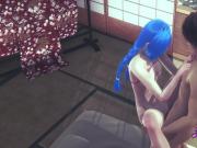 LOL Hentai - Jinx Hard sex in a Japanese Room
