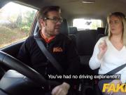 Fake Driving School Czech babe Nikky Dream orgasms